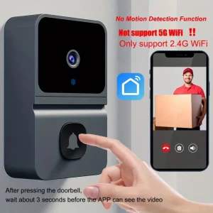 WiFi Video Doorbell Wireless HD Camera 480P Smart Home  Security Protection