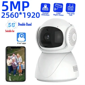 WiFi Smart IP Camera AI Human Detect Color Night Vision Surveillance