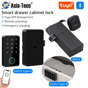 APP Fingerprint Smart Drawer Invisible Lock